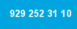 929 252 31 10 929 252 31 10
